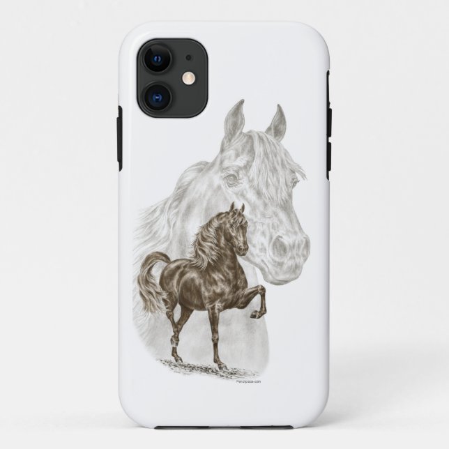 Morgan Horse Art Case-Mate iPhone Case (Back)