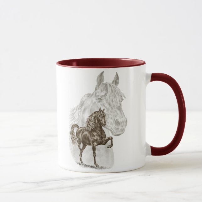 Morgan Horse Art Mug (Right)