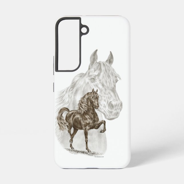 Morgan Horse Art Samsung Galaxy S22 Case (Back)