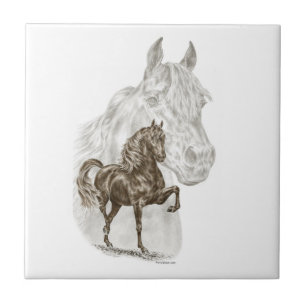 Morgan Horse Art Tile