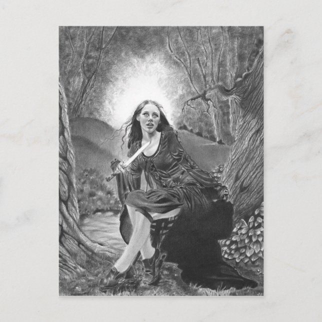 Morgan Le Fay Postcard (Front)