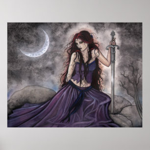 Morgan le Fay Poster by Molly Harrison