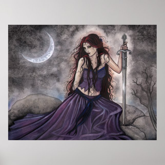 Morgan le Fay Poster by Molly Harrison (Front)