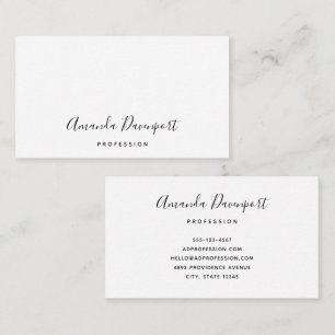 Morgana Dongle Font Business Template  Card