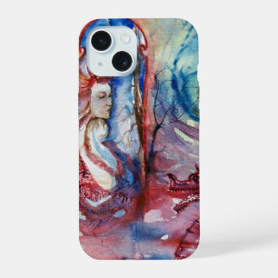 MORGANA / Magic and Mystery ,Pink Blue Fantasy iPhone 15 Case