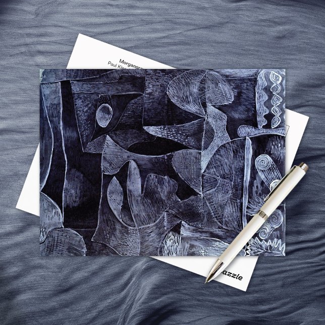 Morgangrau Surrealism Abstract Paul Klee Postcard (Creator Uploaded)
