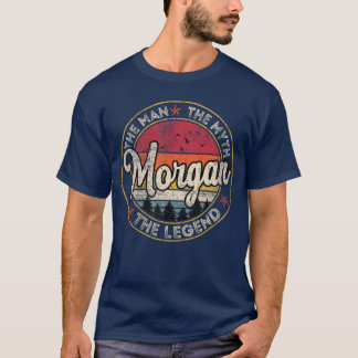 Morganhe Manhe Mythhe Legend Personalized Name vin T-Shirt