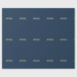 Morgantown, West Virginia Wrapping Paper