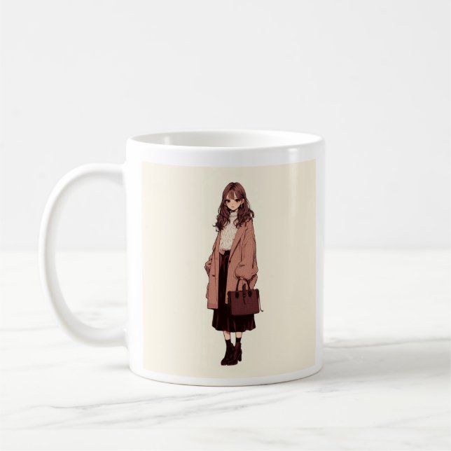 Mori kagura coffee mug (Left)