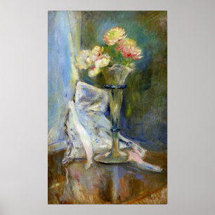 Morisot - Anemones Roses Poster