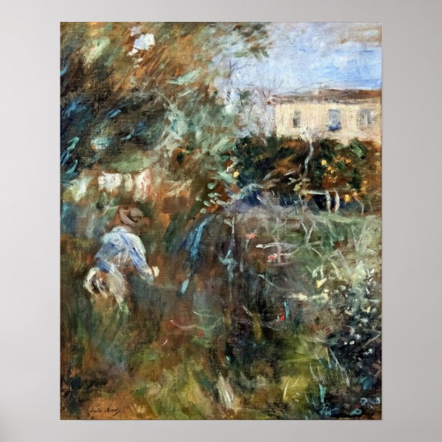 Morisot - Woman In The Garden 1882 Poster (Front)