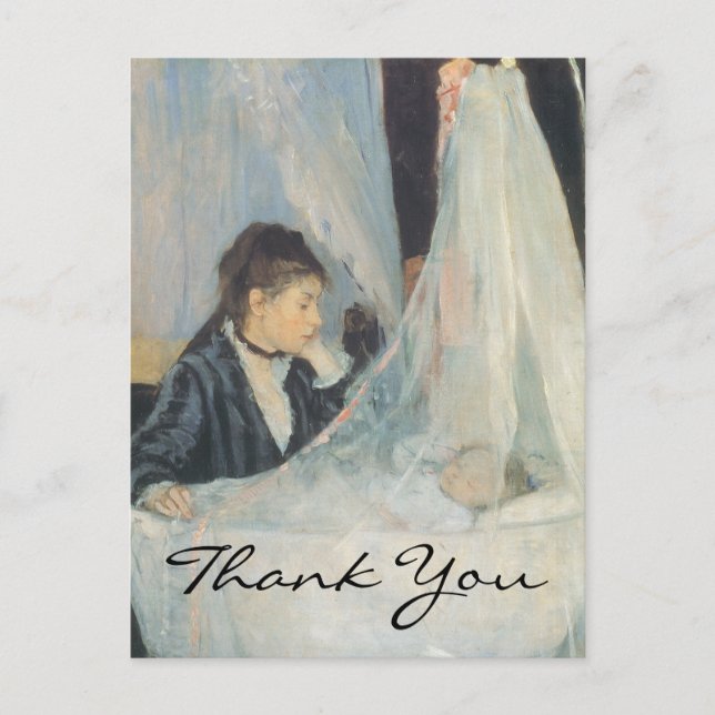 Morisot's The Cradle Postcard (Front)