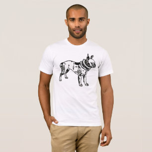 Moriz Jung Pitbull Minimalist Art T-Shirt