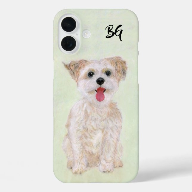 Morkie Dog Barely There Case-Mate iPhone Case (Back)