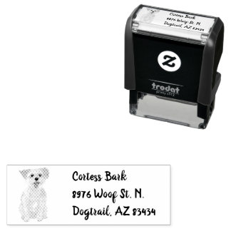 Morkie Dog Ink Stamp