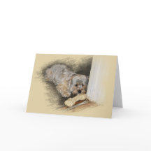 Morkie Greeting Card