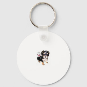 Morkie Keychain