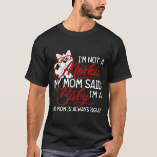 Morkie Mom Maltese Yorkie Dogs T-Shirt