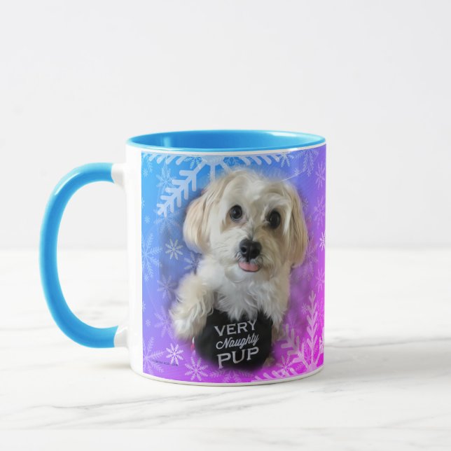 Morkie Puppy Dog Funny Coffee Mug (Left)