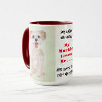 Morkie Say What You Will Large Mug