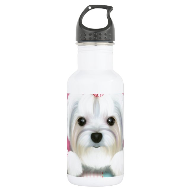 MORKIE SHELLY 532 ML WATER BOTTLE (Front)