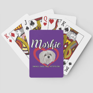 Morkie - Small Dog, Big Attitude - 3 Playing Cards