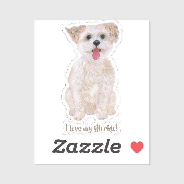 Morkie Tattoo Personalized (Sheet)