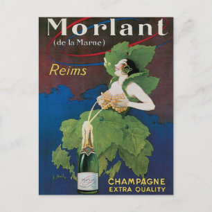 Morlant Champagne Vintage Drink Ad Art Postcard