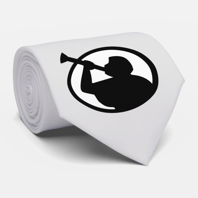 Mormon Angel Mormoni (Symbol of Mormonism) Tie (Rolled)