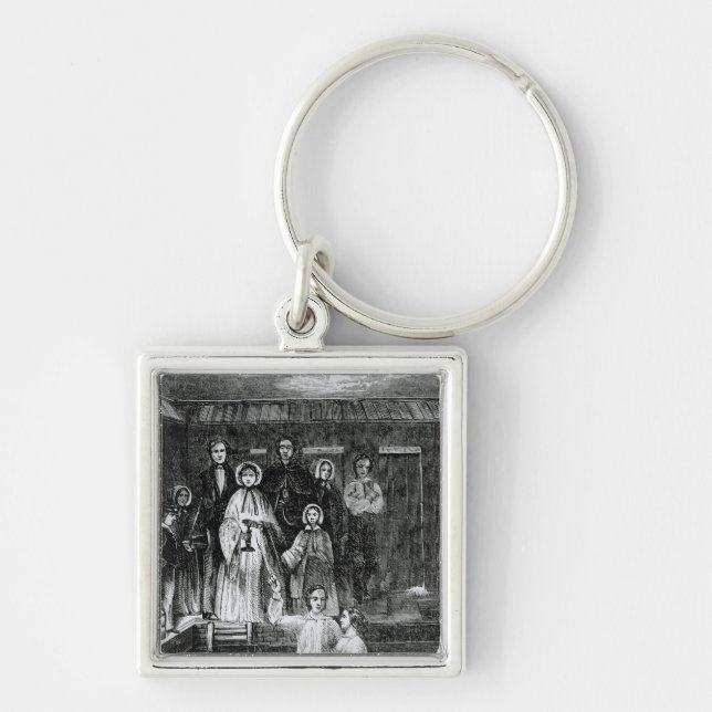 Mormon Baptism Keychain (Front)