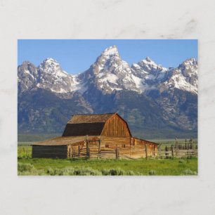 Mormon Barn Postcard