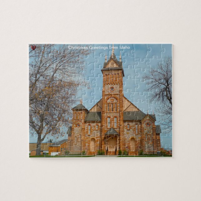 Mormon Church Idaho Jigsaw Puzzle (Horizontal)