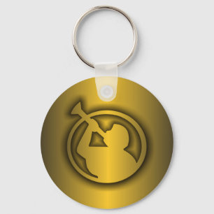 Mormon Gold Keychain