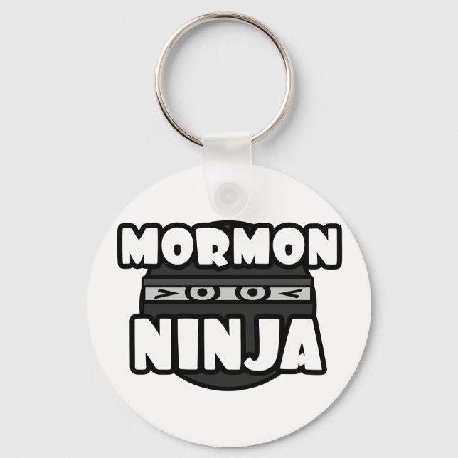 Mormon Ninja Keychain (Front)
