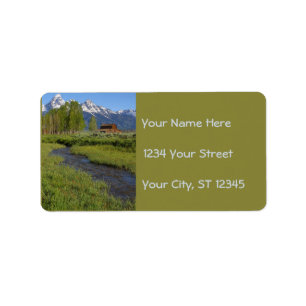 Mormon Row Barns Address Labels