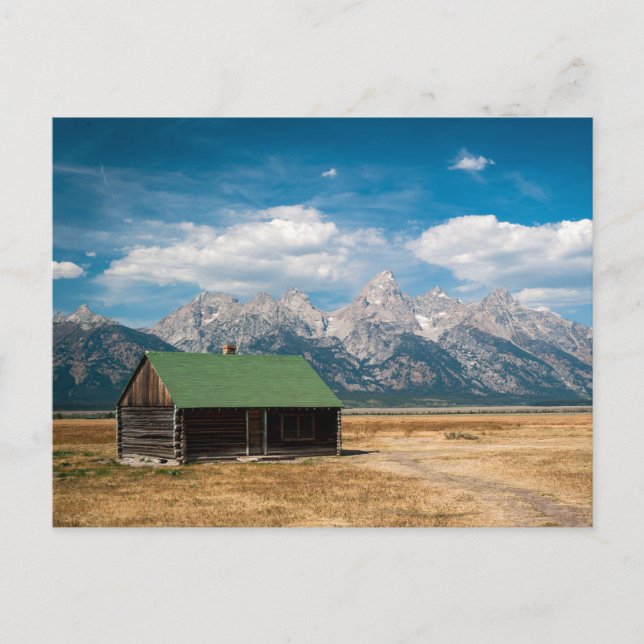 Mormon Row in Grand Teton National Park Postcard (Front)