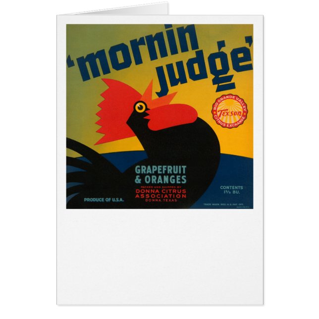 Mornin Judge Grapefruit and Oranges (Front)