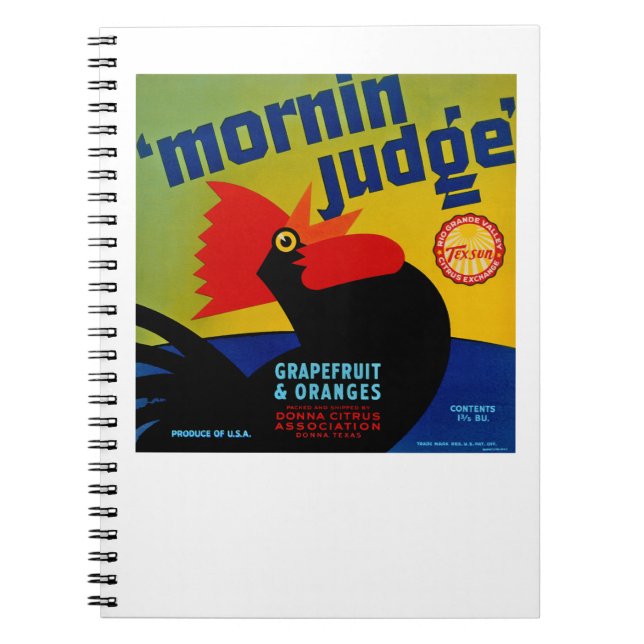 Mornin Judge Notebook (Front)