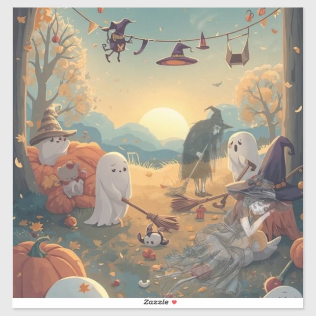 Morning After Halloween - A Ghostly Clean-Up Tale (Sheet)