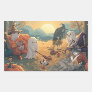 Morning After Halloween - A Ghostly Clean-Up Tale Sticker