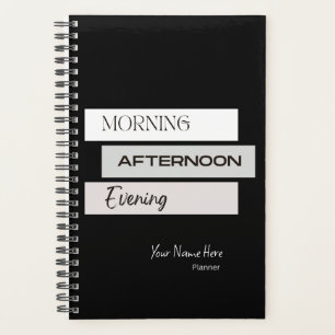 Morning Afternoon Evening Planner