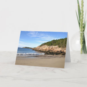 Morning at Sand Beach Card