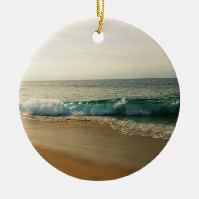 Morning at the Wedge, CA Ceramic Ornament (Front)