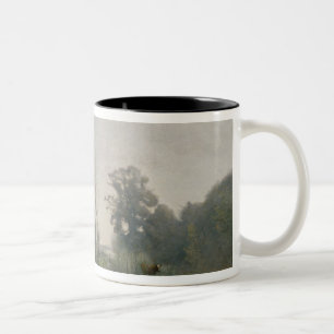 Morning at Ville-d'Avray or, The Cowherd, 1868 Two-Tone Coffee Mug