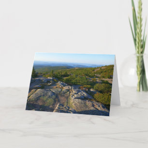 Morning atop Cadillac Mountain at Acadia Card