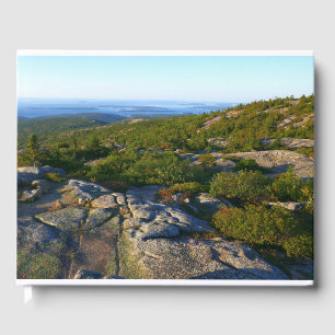 Morning atop Cadillac Mountain at Acadia Guest Book