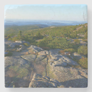 Morning atop Cadillac Mountain at Acadia Stone Coaster