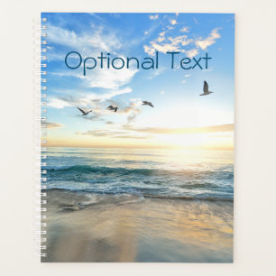 Morning Beach Seagulls Planner