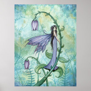 Morning Bell Fairy Fantasy Poster Print