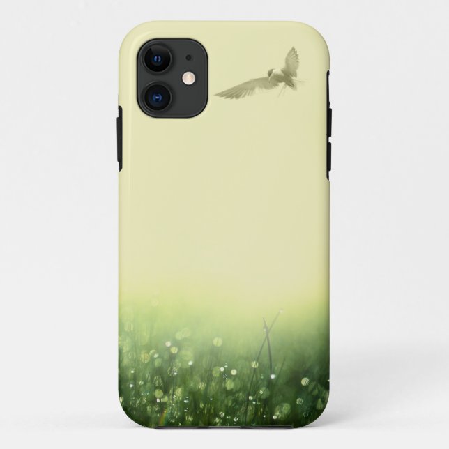 morning bird  iphone case (Back)